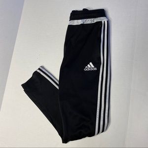 Adidas Zip Athletic Pants Juniors Girls Stripes